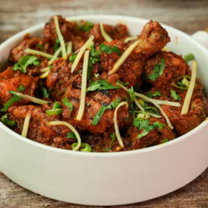 sambar + andhra chicken fry