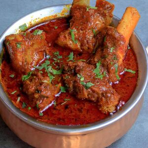 sambar + andhra mutton curry / lamb curry